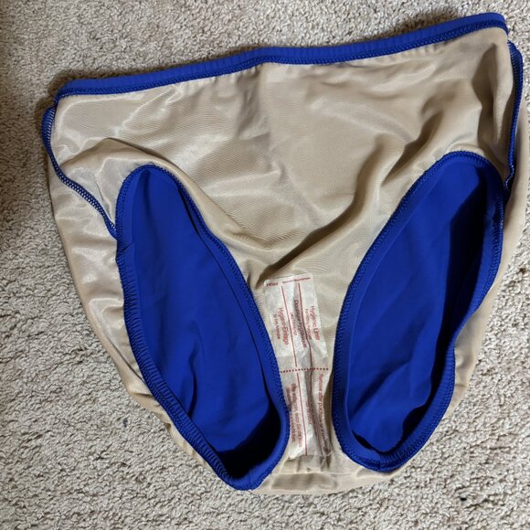 Lands  End Ladies NWOT Blue Swim Brief size 6 SWIM BOTTOM BRIEF ONLY - Picture 3 of 7